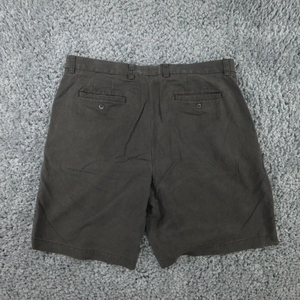 Tori Richard Shorts Mens 40 Black Weathered Pleated Chino 39x10* '